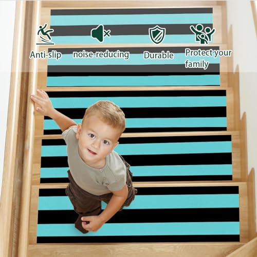 Tapis d'escalier antidérapants pour personnes âgées et marches intérieures