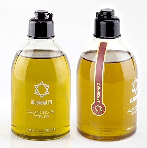 Huile d'onction Spikenard de Jérusalem 250ml pour rituels et méditation