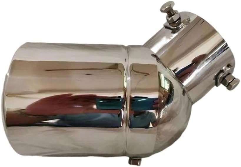 Stainless Steel Exhaust Hood For Great Wall Haval Dargo 2020-2023 Exhaust Pipe Exhaust Tail Throat Exhaust Hood Rear End Components(2Pcs-Silver)