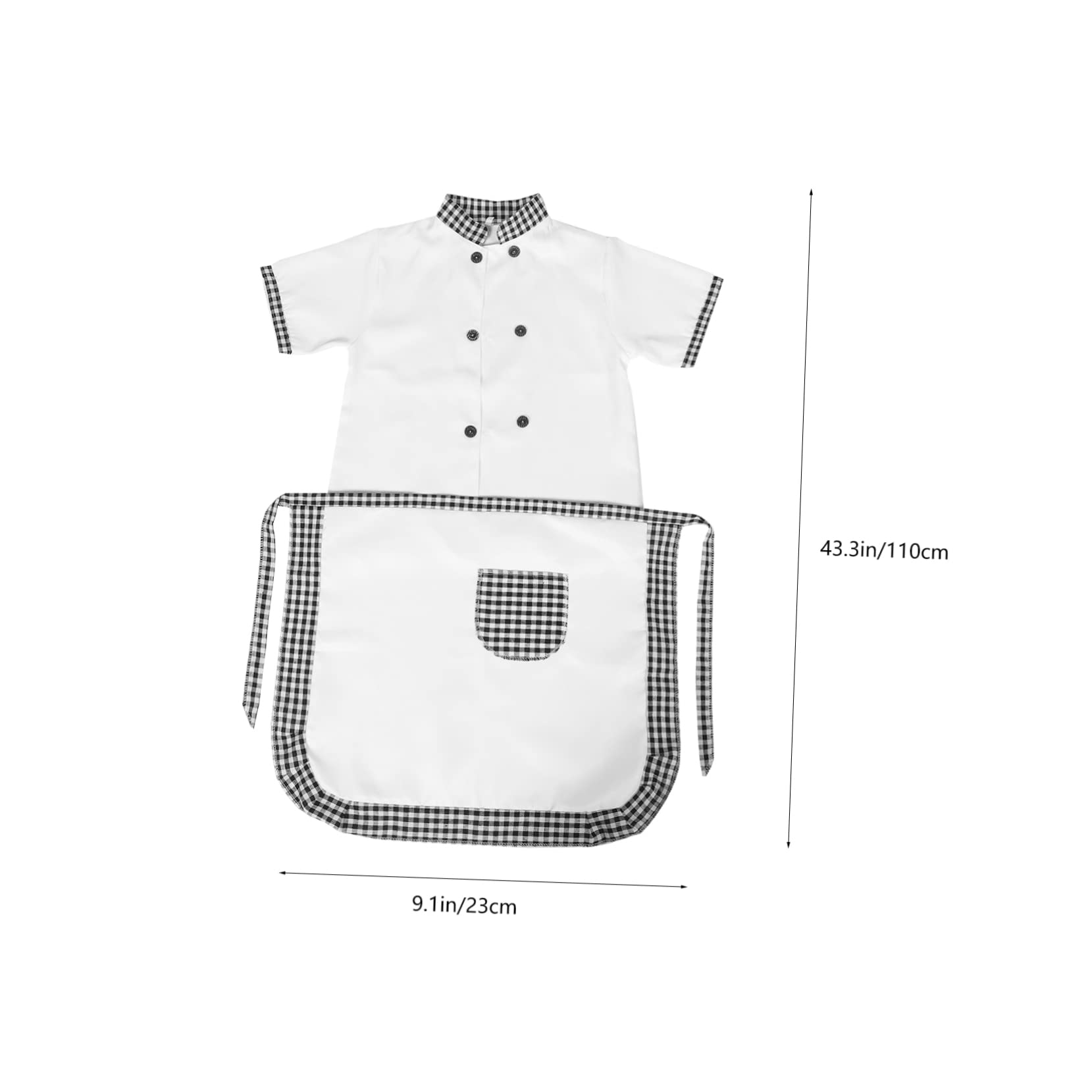 Veemoon Boys Boys and Girls Set Toddler Apron and Chef Hat Cooking Playset for