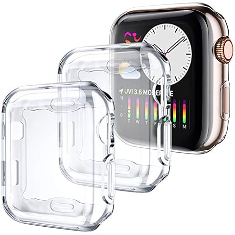 Dirrelo 3 Pack Funda Compatible con Apple Watch Series 3/2/1 42mm Protector de Pantalla Cover