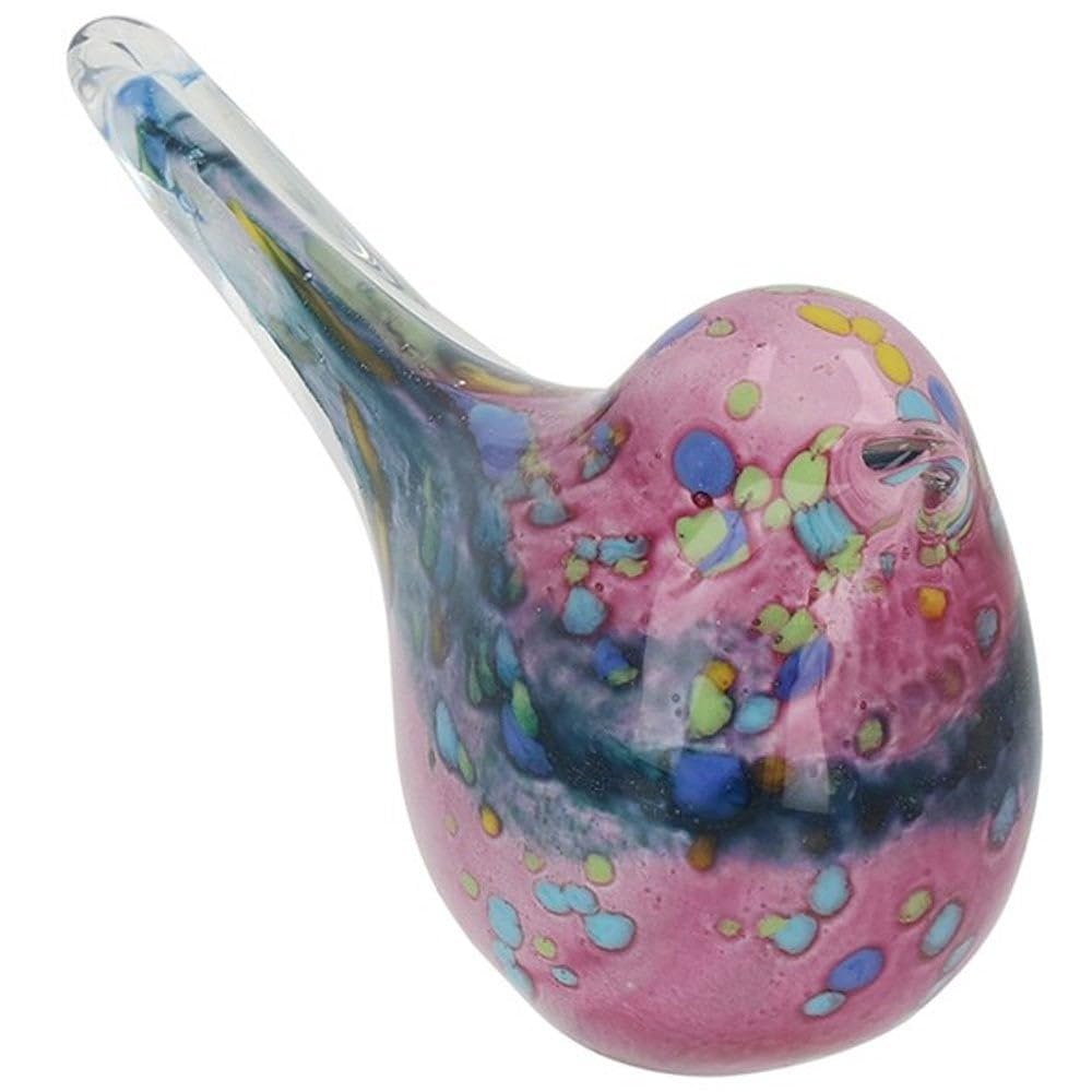 Shudehill Giftware Clear Art In Glass Handmade Bird Figurine L 351312