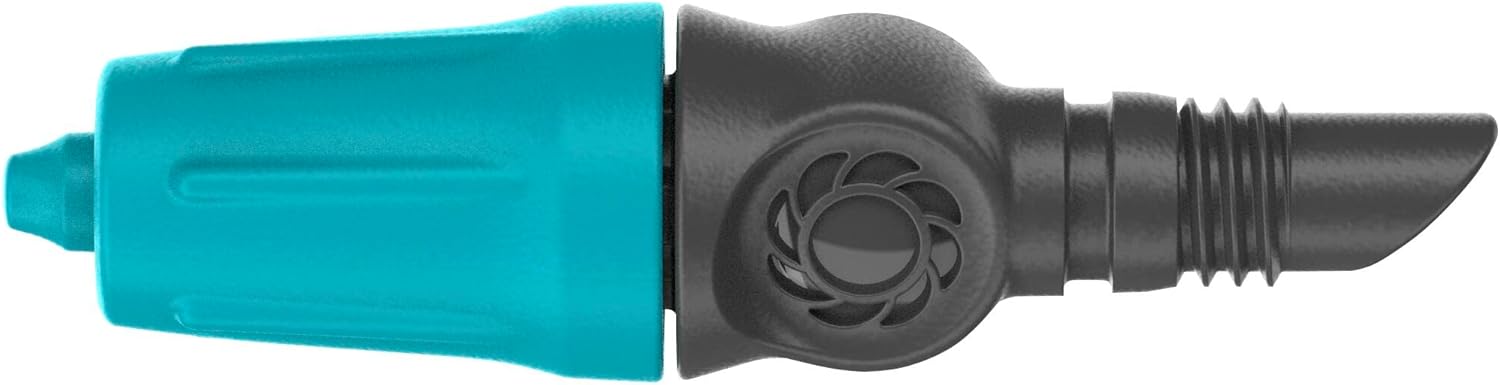 Gardena Micro-Drip-System Adjustable Endline Drip Head 0-15 l/h: End Adapter for drip Irrigation, for Watering Plants with Different Water Requirements, 10 Units (13305-20)