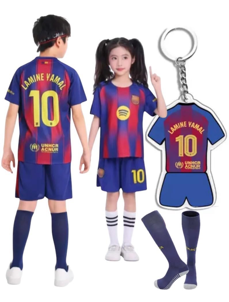 Amazon.co.jp: [MioKio] バルセロナ ホーム ラミン・ヤマル キッズ