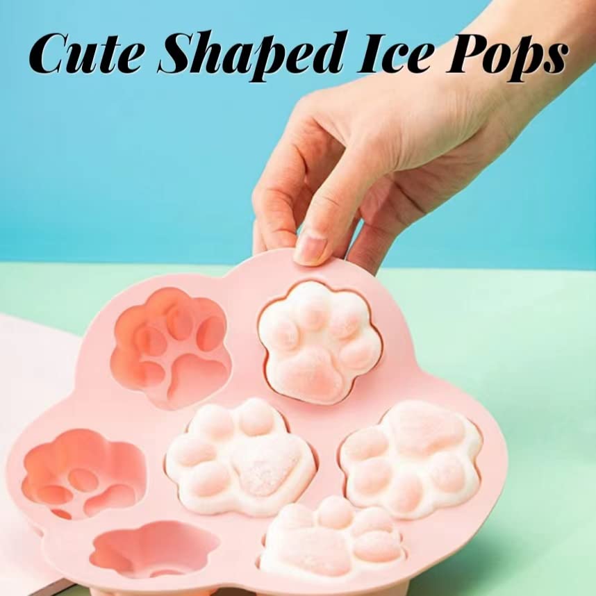 Cubetera de hielo de silicona con tapa azul miniatura 4