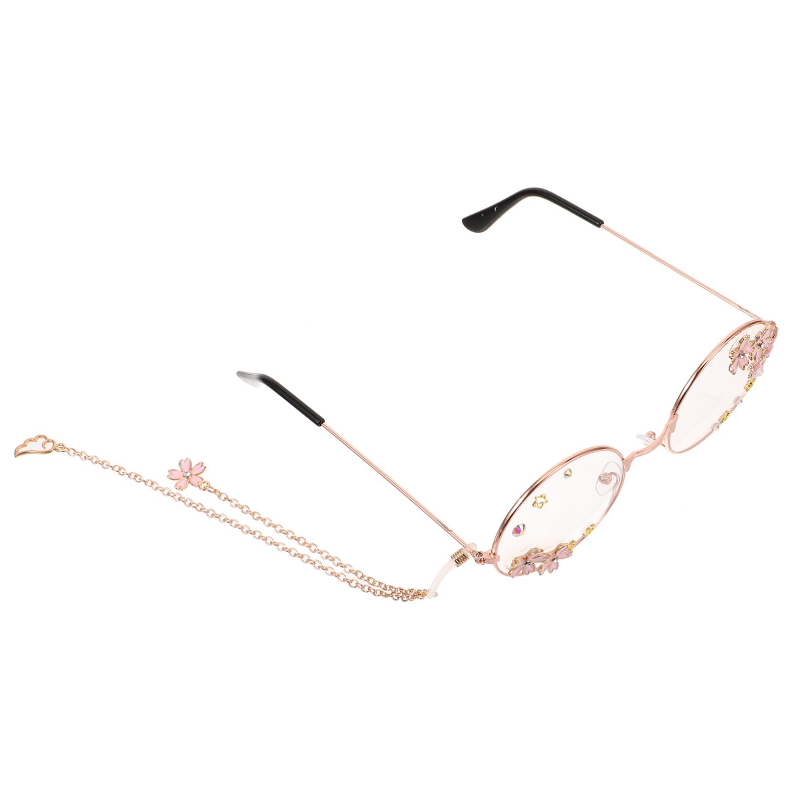 VALICLUD 5st Runde Brille Mit Gotischer Schleife Cosplay-brille Für Damen Cosplay-brille Für Frauen Brillen Für Frauen Party-sonnenbrille Lustige Brille Für Damen Kawaii-brille Metall