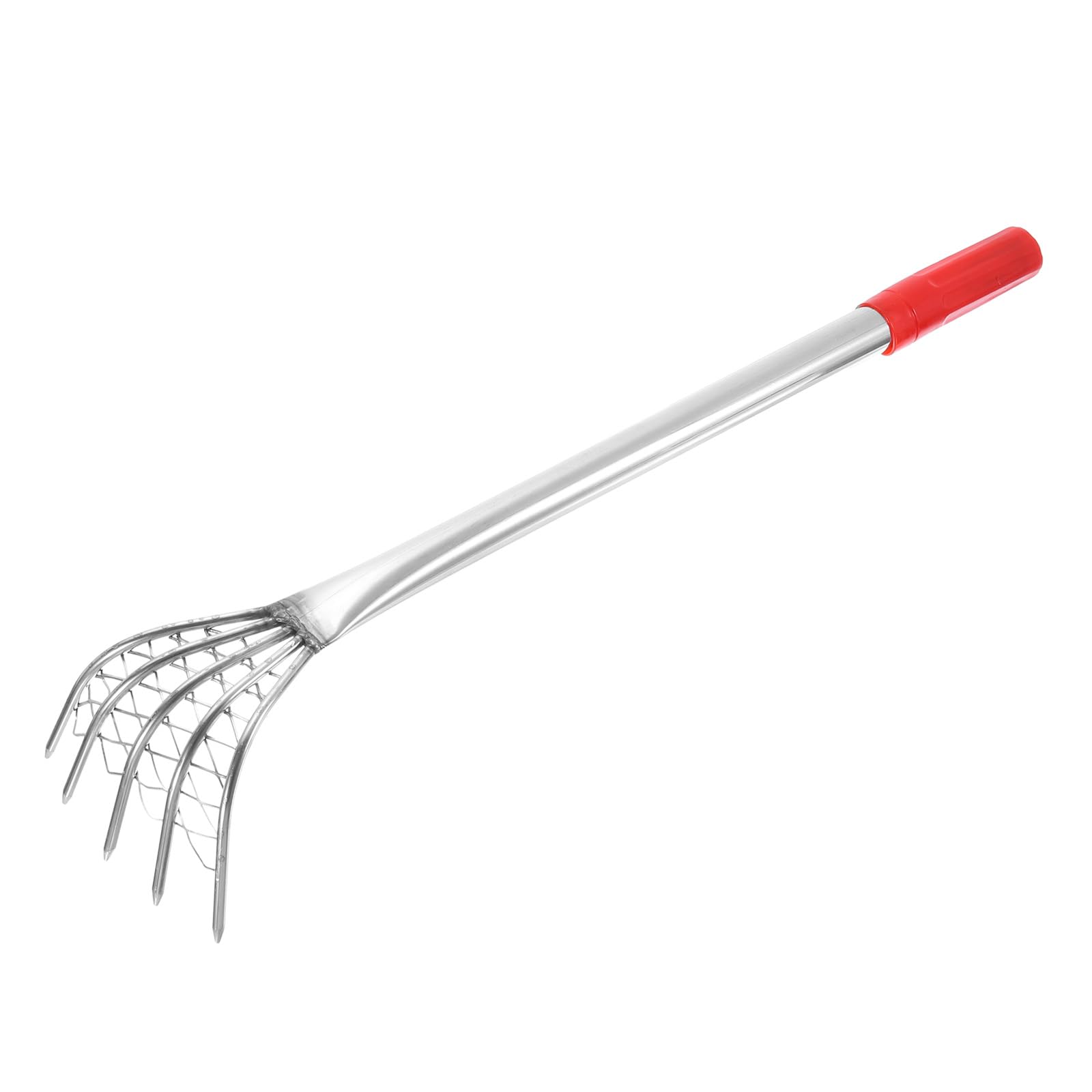 QUARKZMAN Rastrillo De Almejas 19.68" Pequeño Rastrillo para Almejas Cavador De Suelo con Mango Ergonómico para Excavación De Mariscos Jardinería Cultivo Patio
