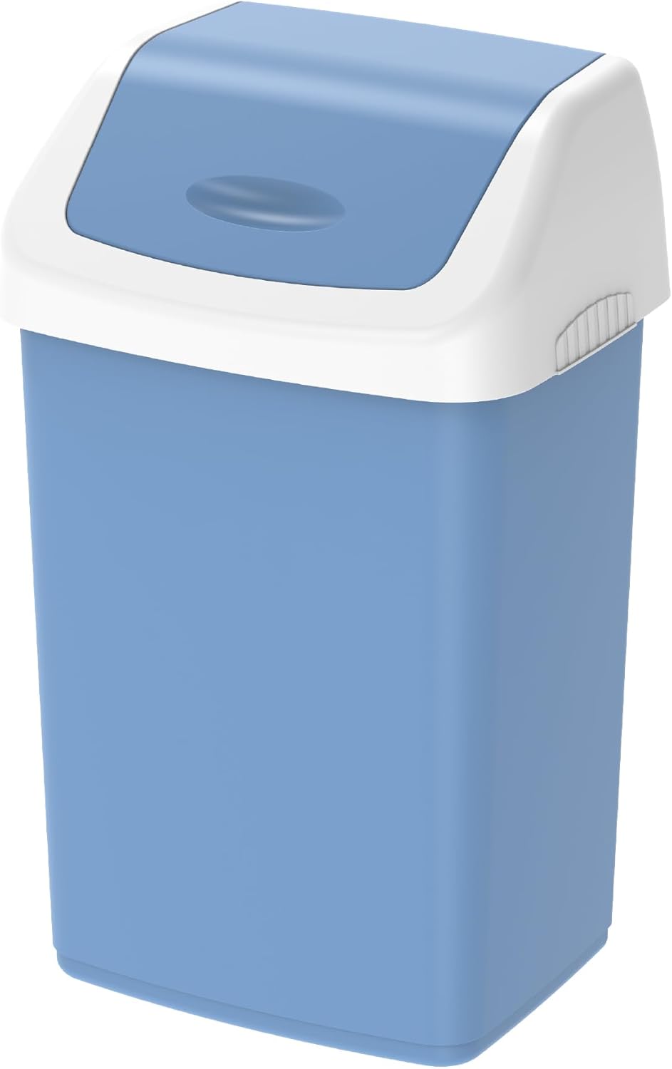 Cosmoplast Plastic Flip Top Swinging Trash Waste Bin 20 Liters With