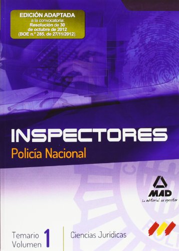 Inspectores del Cuerpo Nacional de Policía. Temario