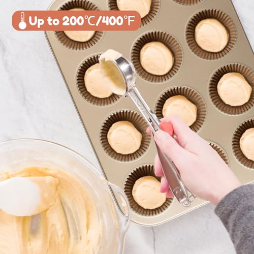 Parmedu BK032 500Pcs Paper Cupcake Liners: Standard Size 2 Inches Muffin Liners thumb #4