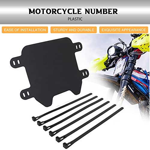 Image of Number Plate for Yozma IN10 Surron LBX Talaria Sting MX3 /R MX4 MX5 Talaria XXX E-Ride Pro SR S SS 2.0 3.0 MX650 /350,Front License Plate Compatible Fit for Ridstar Q20 Tutti Soleil 01
