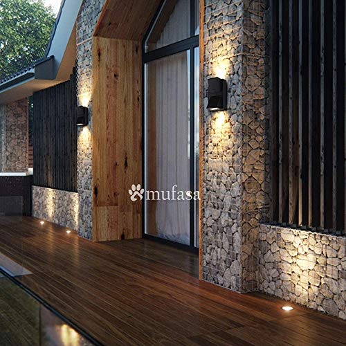 Image of Mufasa Outdoor UP-Down Light, Wall Mounted Weatherproof,3000k, IP65 6 watt(Warm White) (Pack of 3)