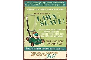Birthday Card - Funny Birthday Card - Garden Lovers - Lawn Slave