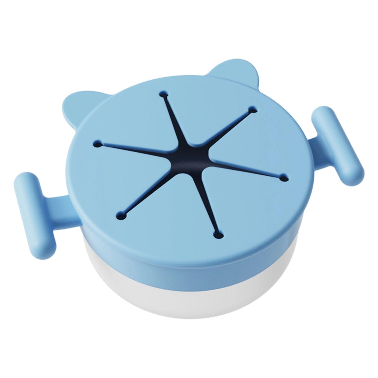 Nucelit Portable Stainless Steel Snacks Cup with Removable Silicone Lid Spill for Travel Use Snacks Container with Silicone Lid