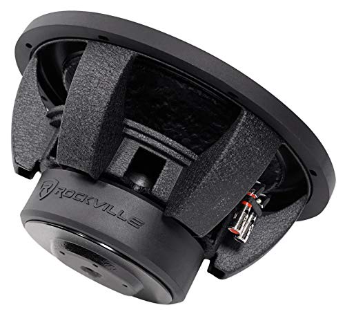 Rockville W12K6D4 V2 12" Car Audio Subwoofer, 2400W Peak/600W RMS, Dual 4-Ohm, Deep Bass, Durable Build, Flexible Wiring, for Car Audio Enthusiasts - Image 6