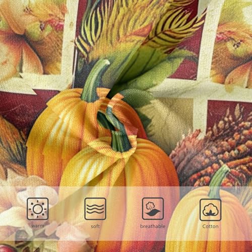 Toddler Underwear Custom 2t Cotton Girl Panties Cute Personalized Kids Briefs Undies Thanksgiving Pumpkins Fruits3