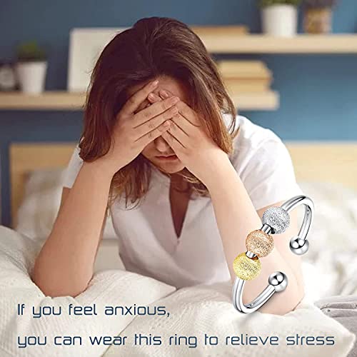 LOLIAS 2 Pz Anelli Spinner in Argento Sterling 925...