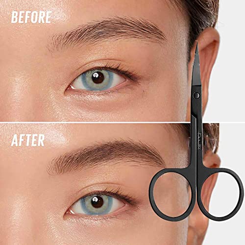 Kit de Sobrancelha KATPOSIN Unissex de Aço Inoxidável, 5 Peças com Estojo
