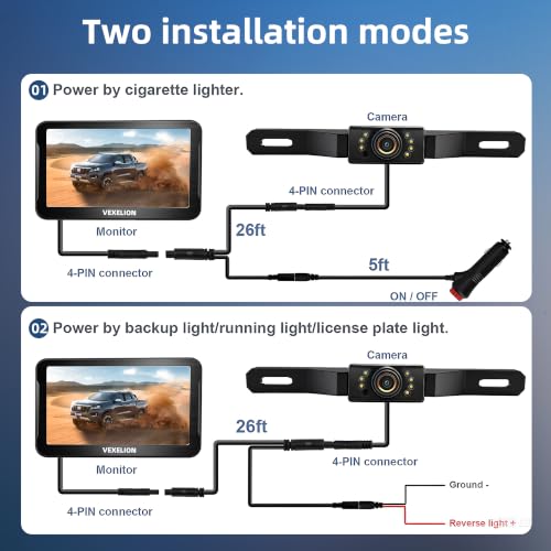 2K Backup Camera with 7