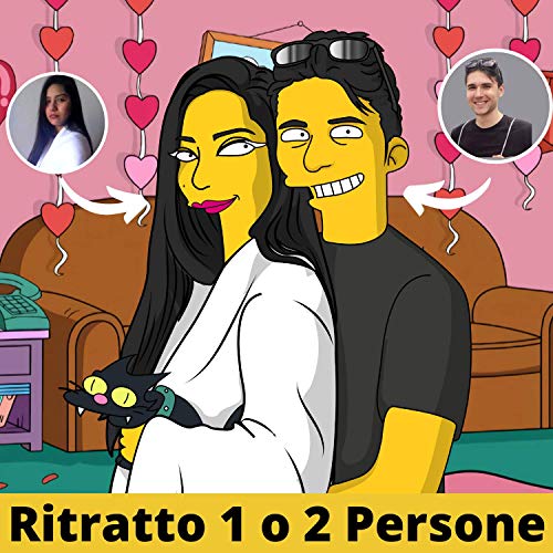 KINGLETIC Ritratto Personalizzato Fatto da Designer PRO - Idea Regalo...