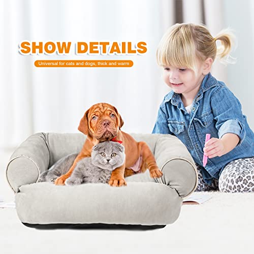 PETCUTE Cama Ortopédica para Gatos y Perros Pequeños, Lavable de Espuma Viscoelástica, Sofá Súper Cómodo Con Fondo Antideslizante, Cojín para Mascotas - imagen 2