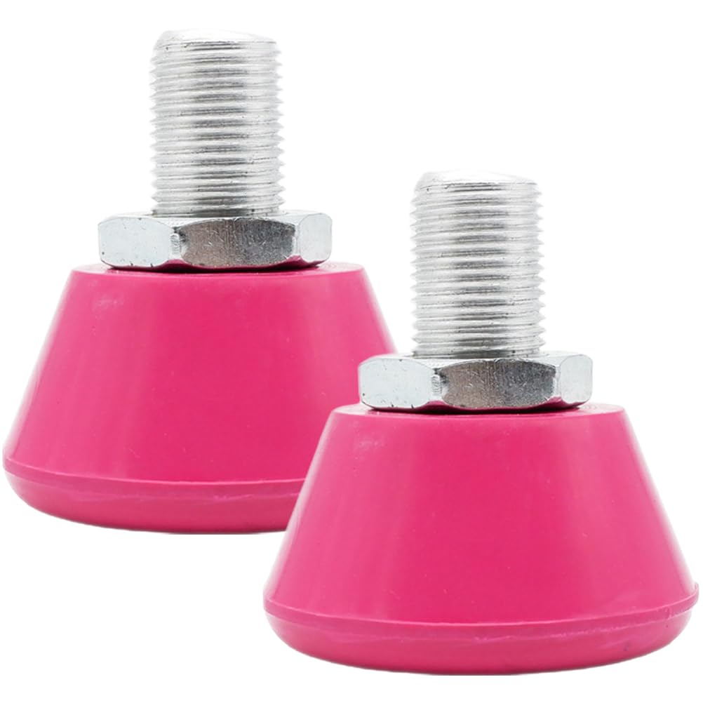 Veemoon 1 Pair Roller Skate Stoppers, Roller Skate Parts Skates Toe Stoppers Roller Skates Brake Toe Stops Replacement Accessories