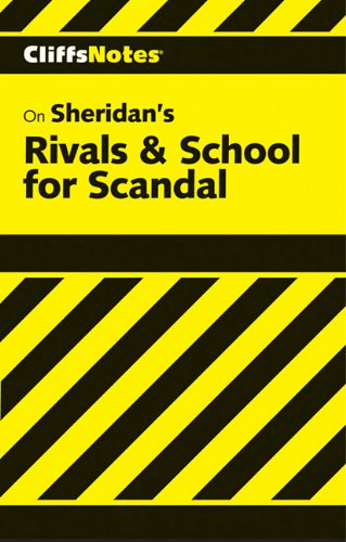 Buy Cliffsnotes Rivals & School for Scandal — BookShops.in