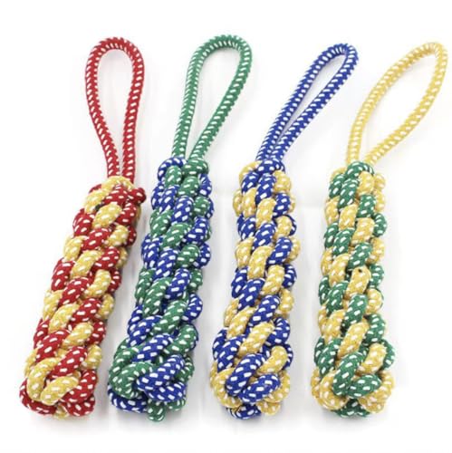 BlasugaX Dog Rope Toys,Small and Medium Pets Chew Toys,Cats and Dogs Molar Rope Toy,Dog Toy Aggressive Chew Small Breed,Super Durable and Indestructible.(Hand...