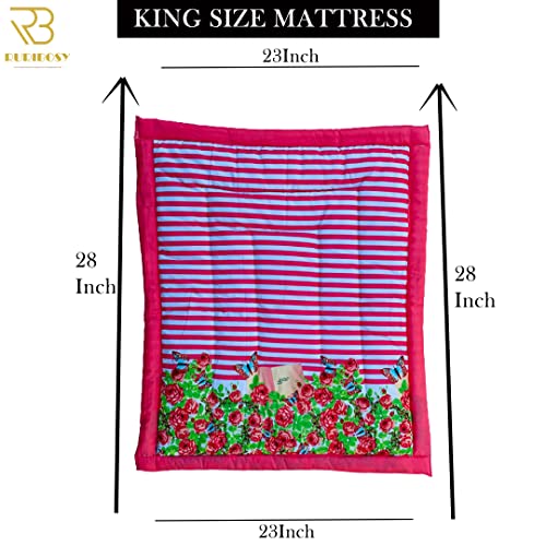 Image of Bedding Mattress for Cotton, Baby Sleeping Bed Set Godari Baby Cradle |Sleeping Mat |Multi Purpose Cushioned Bed |Baby Bed for 0 to 2 Years.