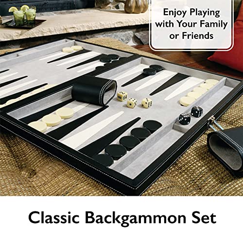 Set de juego de Backgammon 18 pulgadas miniatura 3