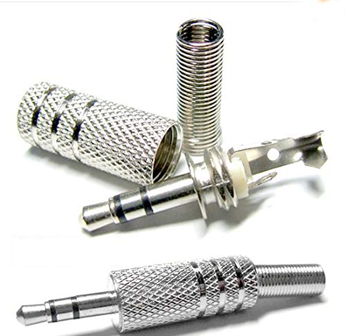 Wiring Connecting Terminals - Male Stereo 3.5mm Plug Headphones Speaker Cable