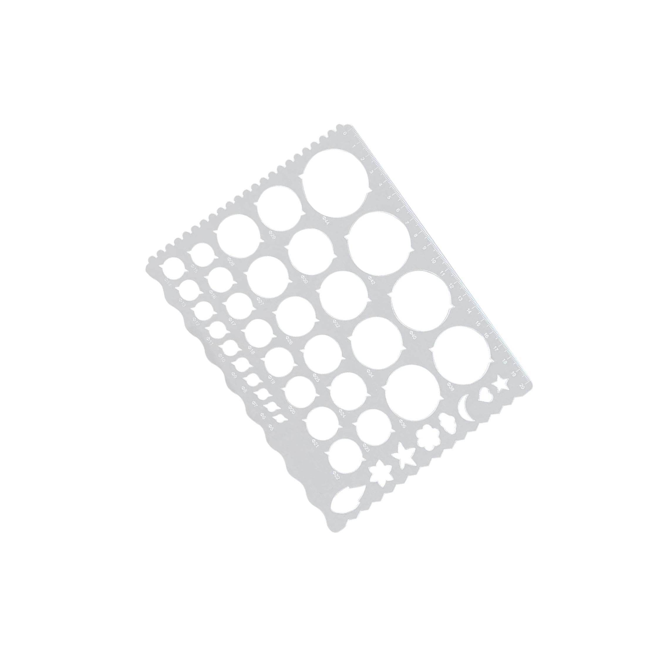 Poxzsfx Quilling Board Paper Crafting Kit With Circle Template Ruler Stencil Set So Can Preferred Size Circles. Corners On Either Side Of Circle Are For Easy
