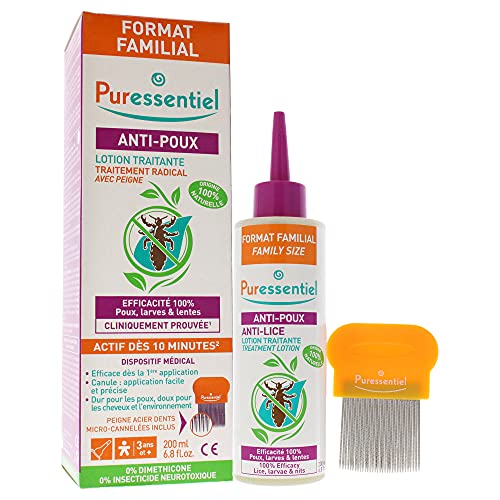 Puressentiel Anti-Lice Treatment Lotion Plus Comb For Unisex 6.8 oz Treatment, No - Image 3