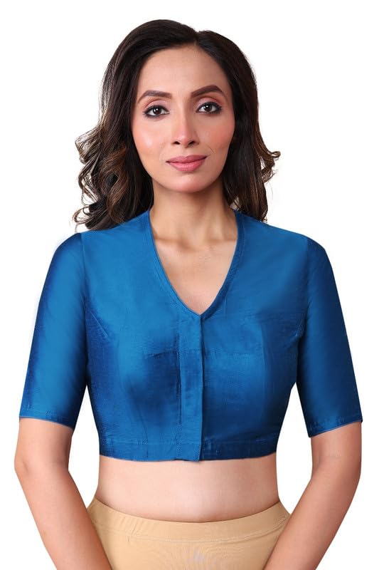 Image of RENE Cotton Tussar Blouse(T-005204@@P)