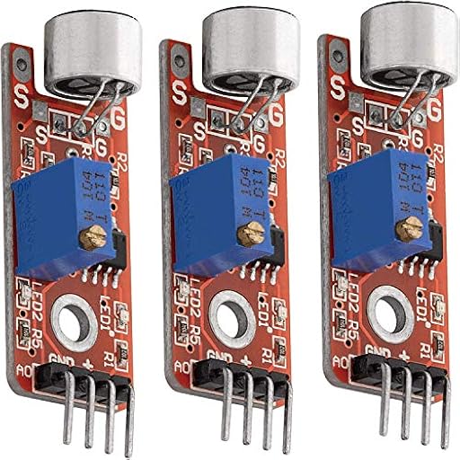 AZDelivery 3 x KY-037 Micrófono detección de Sonido de Alta sensibilidad módulo Grande Compatible con Arduino con E-Book Incluido! | Ya disponible en tu tienda friki favorita! En mundofriki.es!