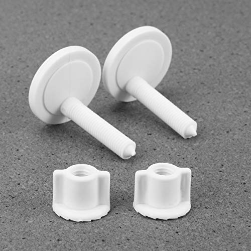 Angoily 4Pcs Dobradiça Assento Do Vaso Sanitário Conjunto Dobradiça Assento Do Vaso Sanitário de Plá