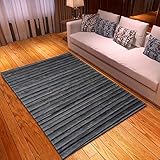 ★ 【Alfombra moderna súper suave y absorbente】 Nuestras alfombras están hechas de fibras de poliéster y franela, que no solo son suaves y delicadas con la piel, sino que también son extremadamente resistentes al desgaste. Diseño antideslizante inferior, no es fácil de mover cuando se coloca sobre mármol, para proteger su seguridad. El borde de sellado es apretado, no se desvanece.