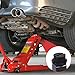 Seven Sparta 2 Types Jack Pad Adapters for Jack Stand and Floor Jack Universal Rubber Slotted Frame Rail Pinch Welds Protector (Cube Round, 4)