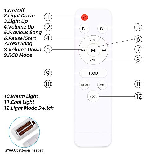 IYUNXI LED Starlight Music Ceiling Light with Bluetooth Speaker 36W 15Inches Dimmable Color via Remote Control App Music Ceiling Light 6400LM LED Ceiling Light Fixture for Bedroom,Living Room