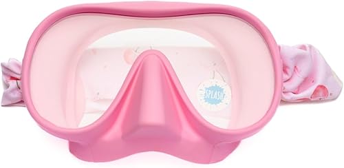 Miniatura 6 de Splash Place Máscara de natación para adultos con correa de tela Gafas de natación para adultos con cubierta para la nariz, hipoalergénicas,