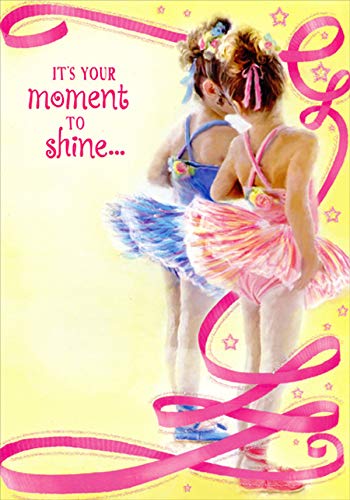 Designer Greetings Moment to Shine Dance Recital Congratulations Card