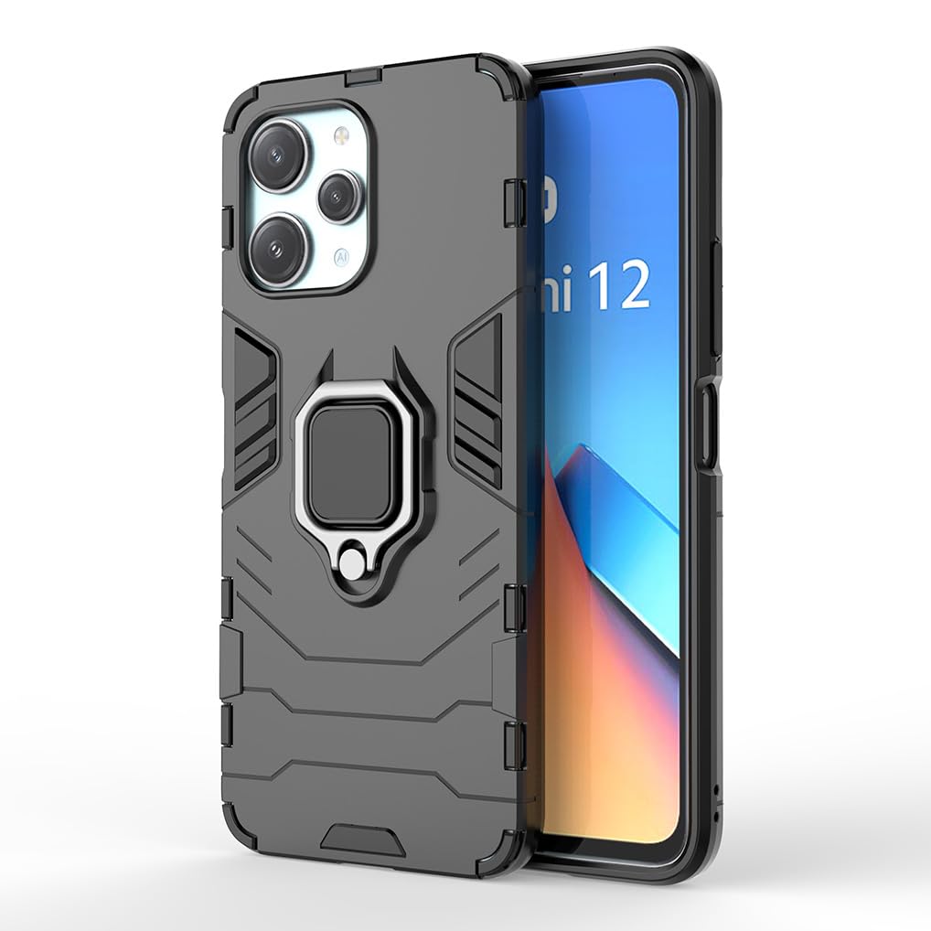SEAHAI Cover per Xiaomi Redmi Note 12 4G, [Militare Antiurto