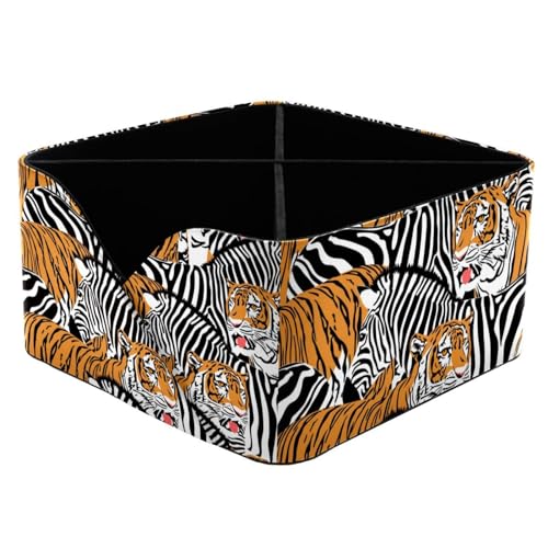 Fournitures de bureau design tigre et zèbre à compartiments