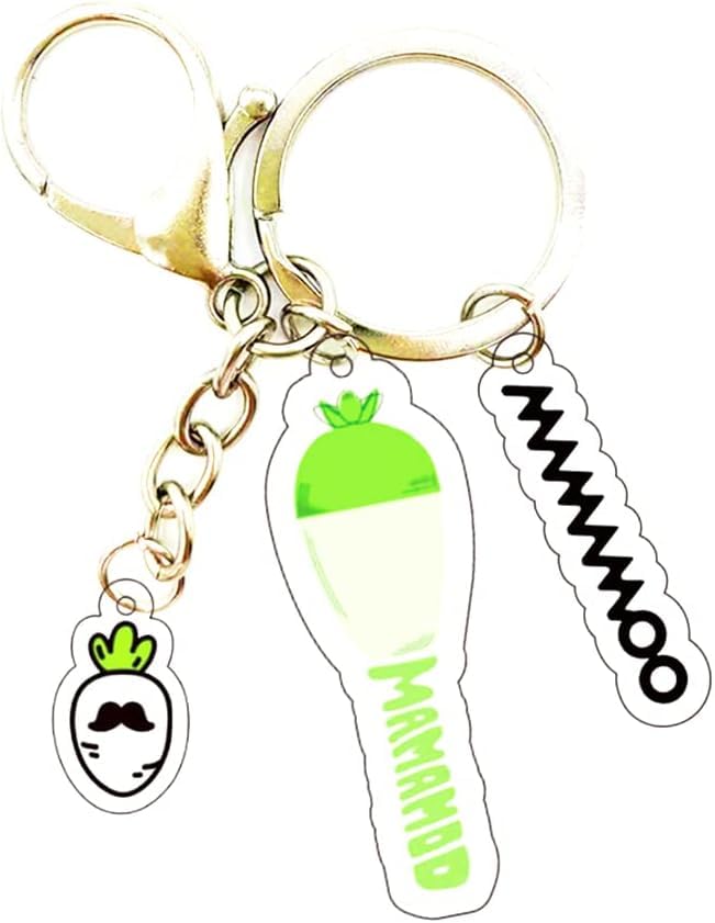 Keychain,Cute Acrylic Lightstick Keychain Funny Singer Figure Keyring Accessory for Women Boys Girls