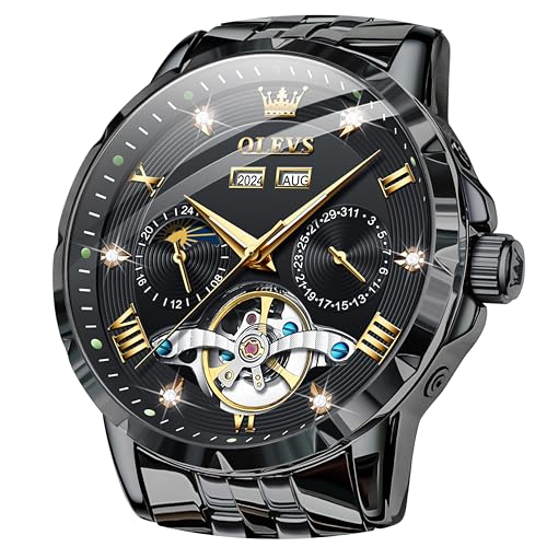 OLEVS �����Y�r���v �@�B�� �������� ���O�W���A���[ �r�W�l�X�h���X �X�e�����X�X�`�[�� �g�D�[���r���� �N/��/�� ���[���t�F�C�Y �h���r���v �j���p (�u���[/�u���b�N), 6691:�u���b�N�X�g���b�v&�u���b�N�_�C�����B, �t�@�b�V�����B