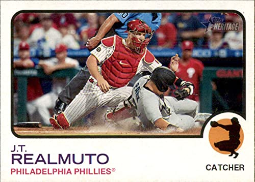 2022 Topps Heritage 124 J.T. Realmuto NM-MT Philadelphia Phillies Baseball