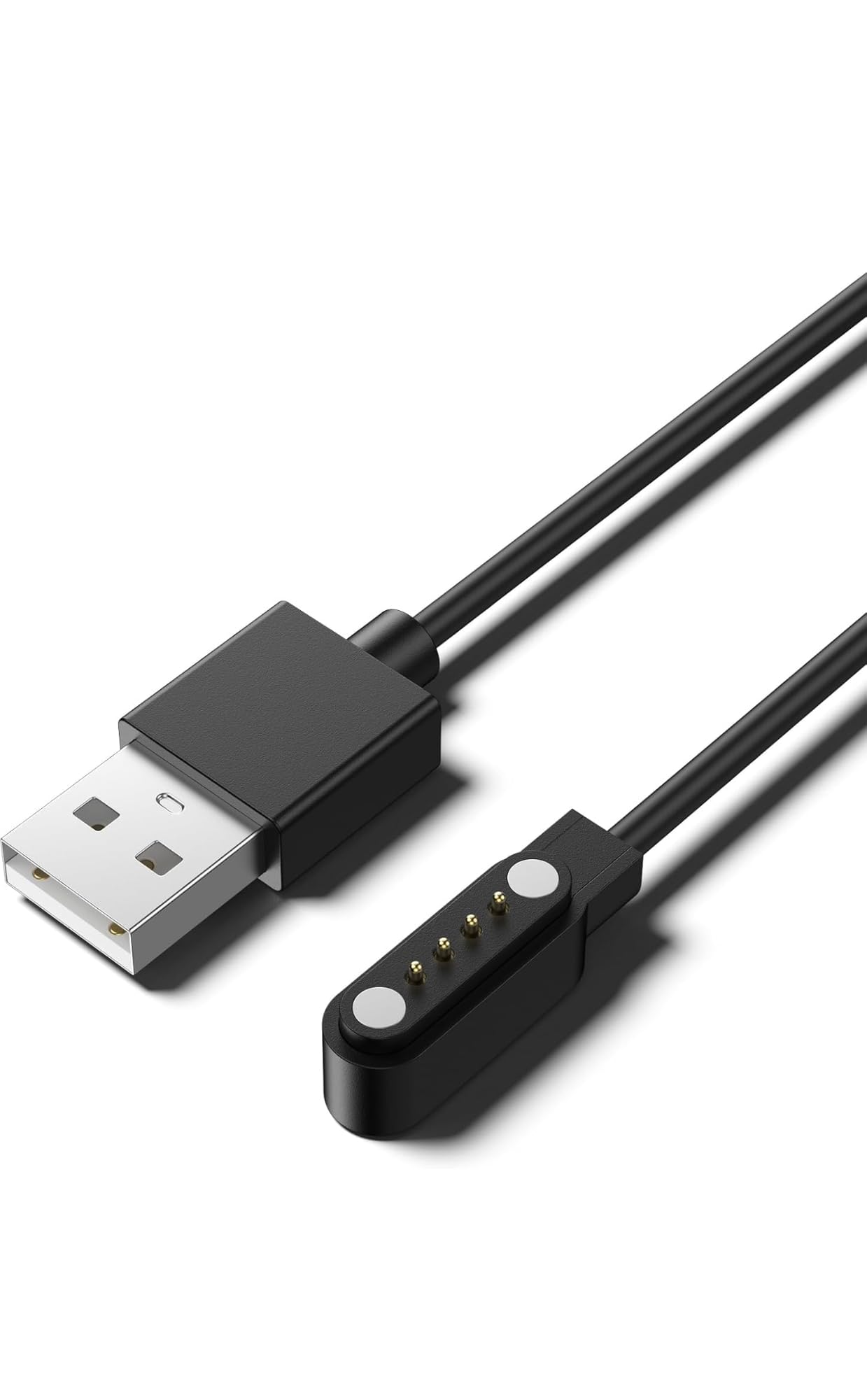 Smart Watch Universal Charger 4 Pin Magnetic, Smartwatch Accessories 4 Pin Magnetic Suction Charger for Smart Watch/Fitness Tracker, Cable Contact Pin Spacing Compatible 7.62mm-image-13