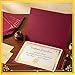 Noveread 30 Set Certificate Kit Includes 60 Certificate Holders 60 8.5 x 11'' Papers 60 Gold Foil Award Seal Seals, Diploma Cover for Certificates Award (Red)