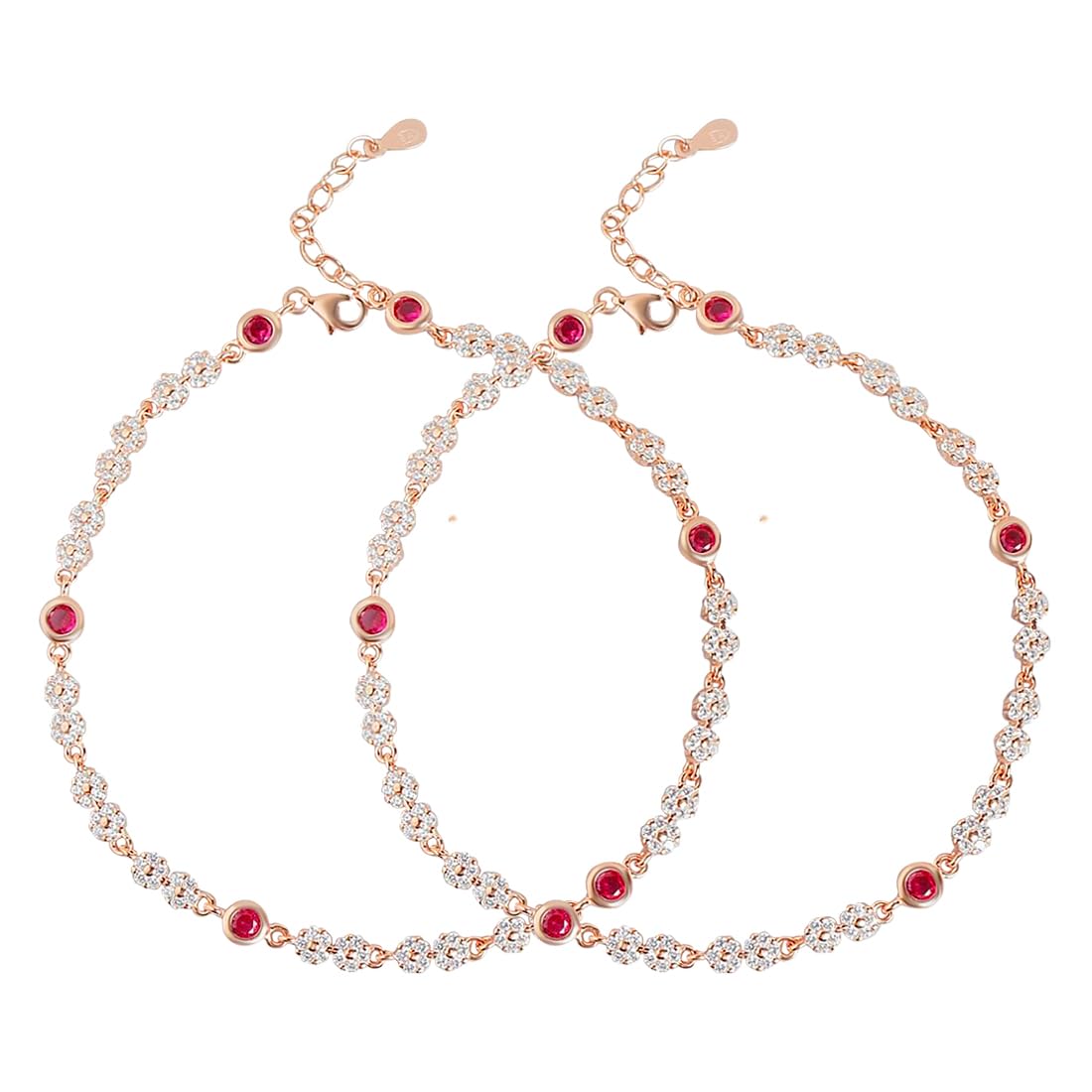 See full amazon price history chart for ZAVYA 925 Sterling Silver CZ Floral Rose Gold Plating Anklet (Pair) | Gift for Women & Girls | With Certificate of Authenticity & 925 Stamp ZAVYA 925 Sterling Silver CZ Floral Rose Gold Plating Anklet (Pair) | Gift for Women & Girls | With Certificate of Authenticity & 925 Stamp (B0CK53FHNQ) Amazon Price History, Amazon Price Tracker