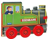 eisenbahnräder  Trötsch Pappenbuch mit Rädern Hier kommt die Eisenbahn: Spielbuch Räderbuch Beschäftigungsbuch (Beschäftigungsbücher: Beschäftigung)